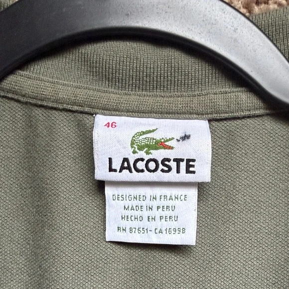Lacoste Olive Green Mini Dress - Picture 2 of 4